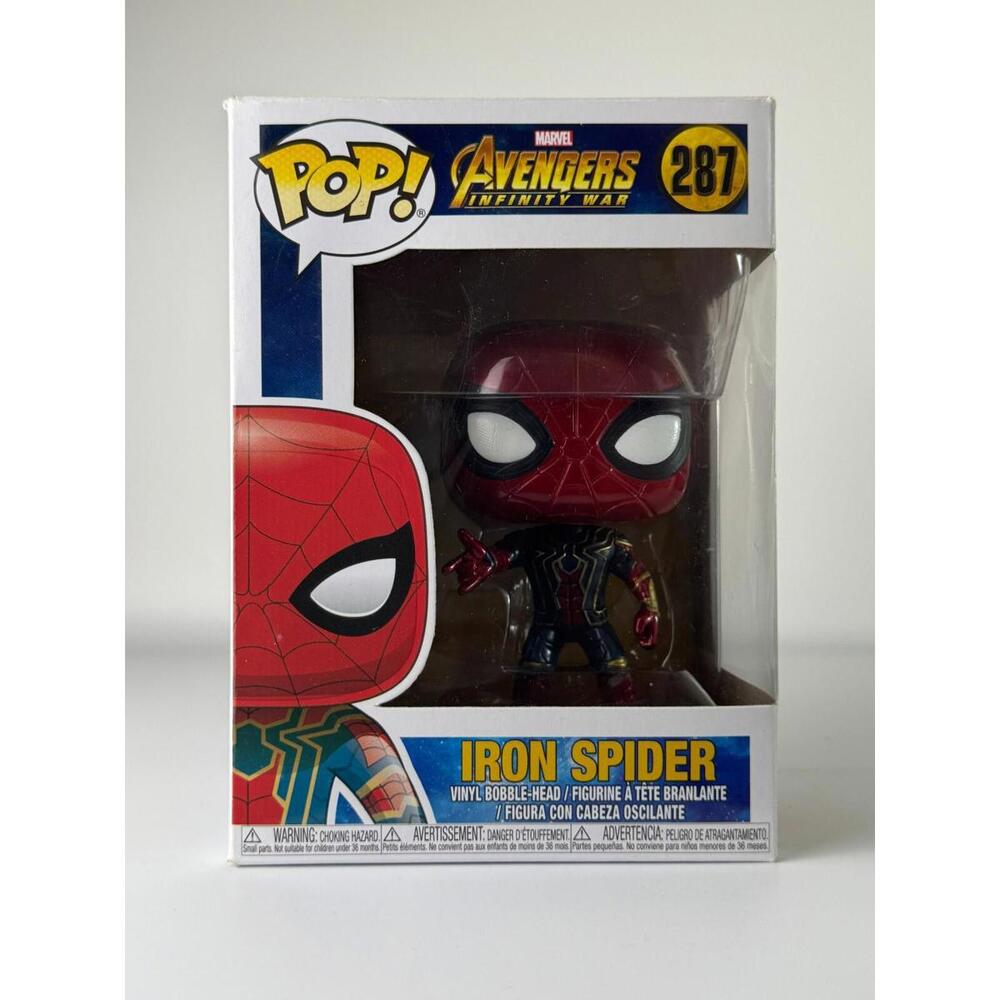 Funko Pop! Marvel #287 Iron Spider "CHECK PHOTO"